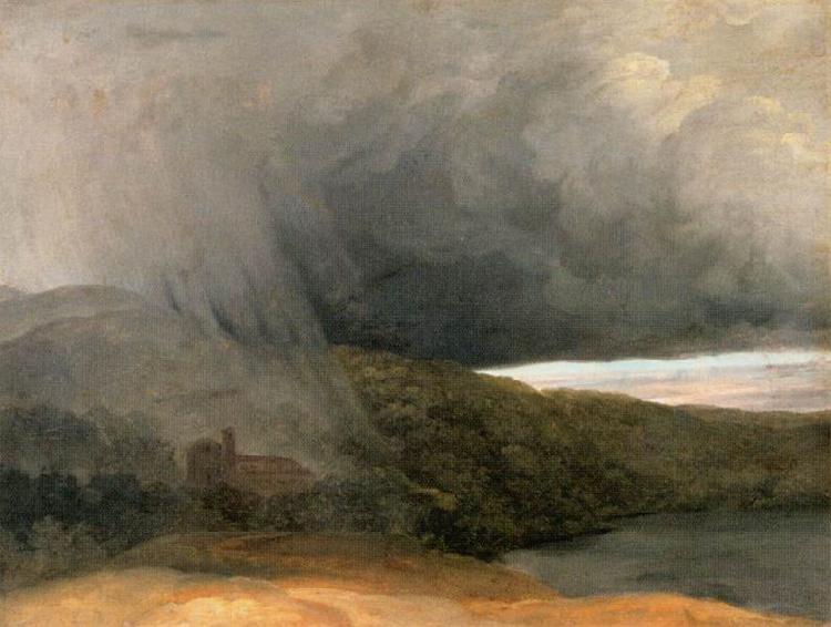 Pierre-Henri de Valenciennes Storm by a Lake